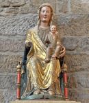 Romanische Madonna, "Goldene Muttergottes von Dortmund" (um 1230)